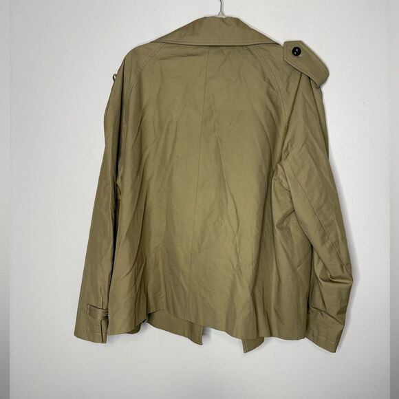 Farm Rio Green Short Trench coat NWT - Picture 4 of 6